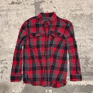 Faded Glory Red and Black Checkered Men's Shirt